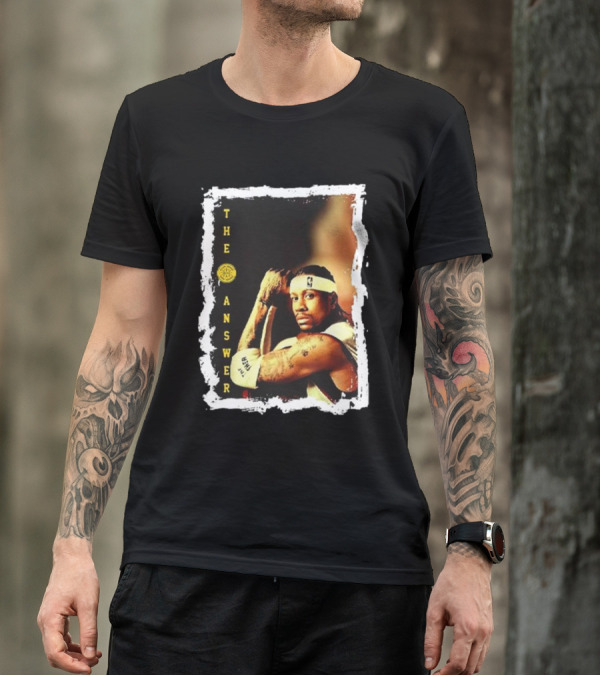 Allen Iverson The Answer Basketball Legend T-Shirt