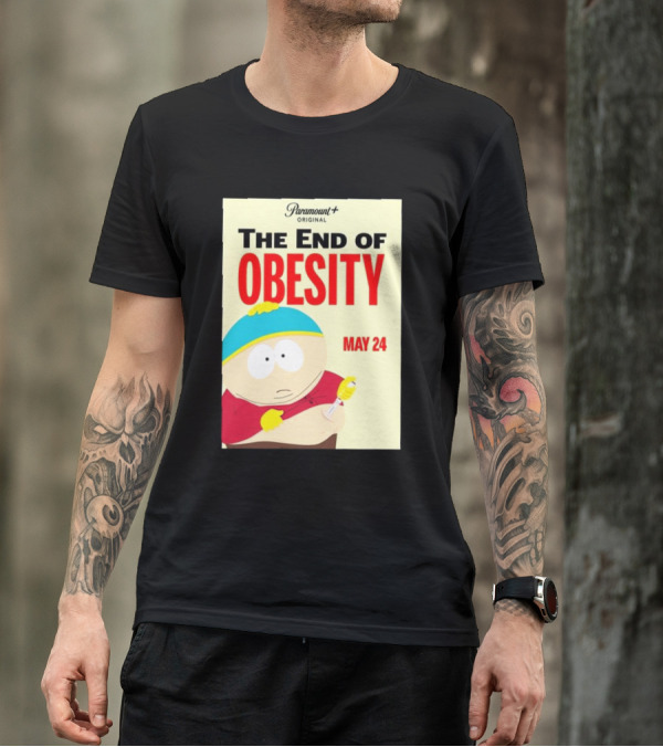 Paramount Original The End Of Obesity May 24 Featuring Iconic Cartoon Character T-Shirt