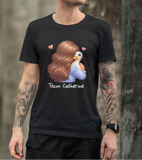 Team Catherine Real Housewives Recaps Duck Emoji Hearts T-Shirt