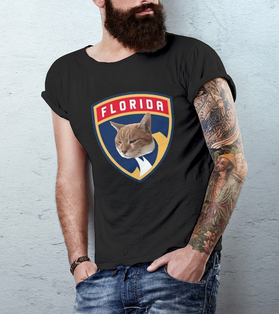 Paul Maurice Florida Cat NHL T-Shirt