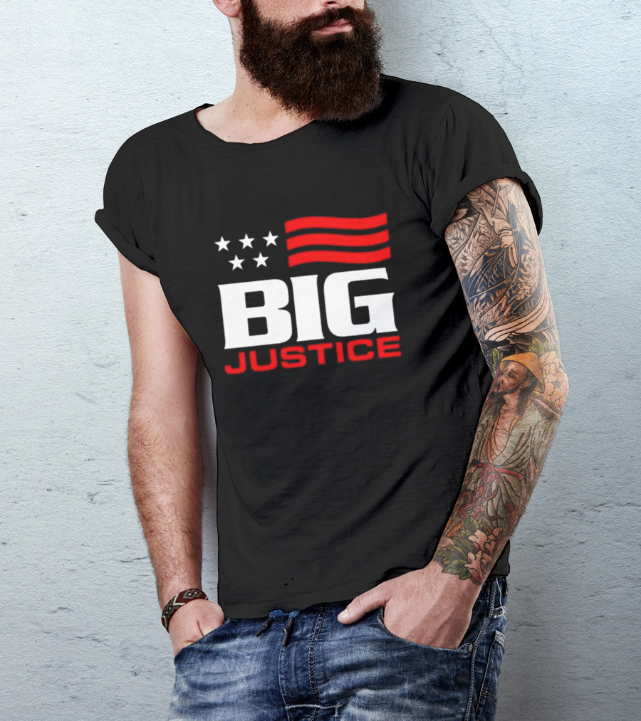 BIG JUSTICE American Flag T-Shirt