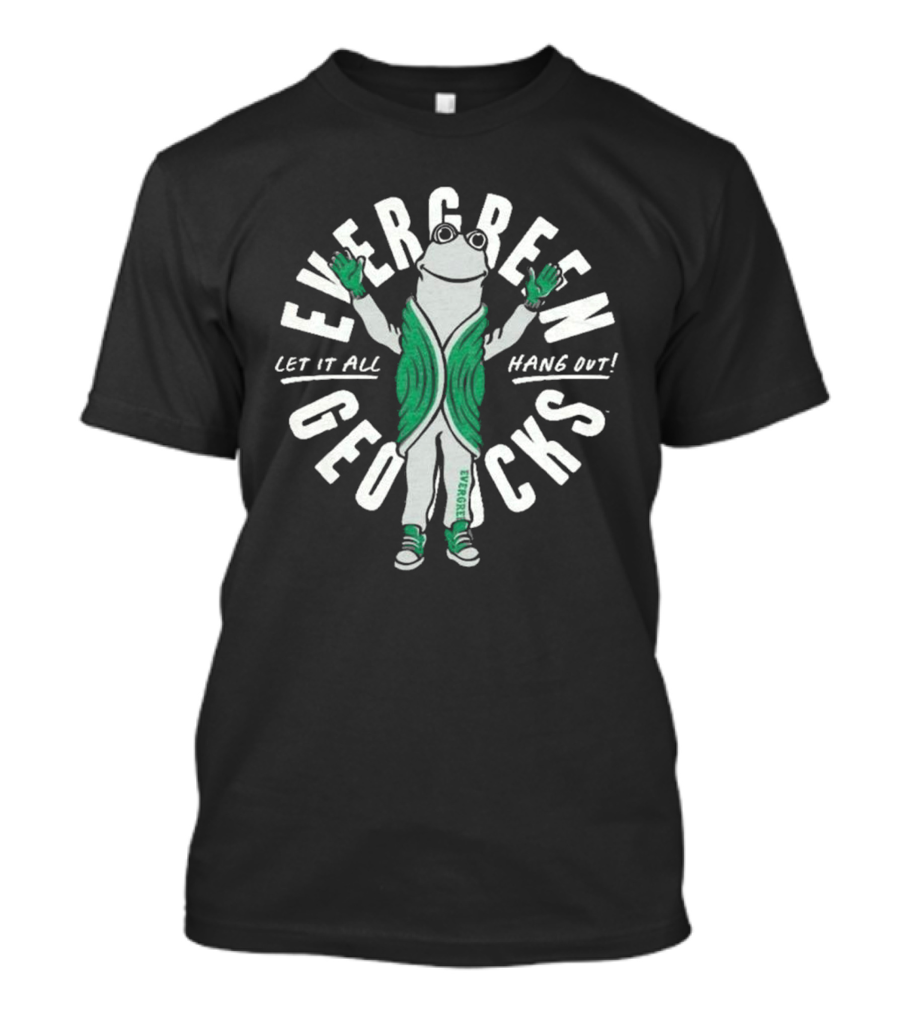 Evergreen Geoducks Let It All Hang Out T-Shirt