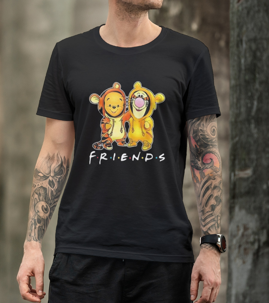 Winnie The Pooh Friends Tigger Style Hoodie Pals T-Shirt