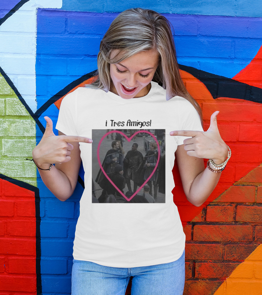 Martyn Reyne I Tres Amigos Aegon’s Friends Heart Scene T-Shirt