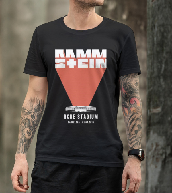 Rammstein RCDE Stadium Barcelona 01.06.2019 Tour T-Shirt