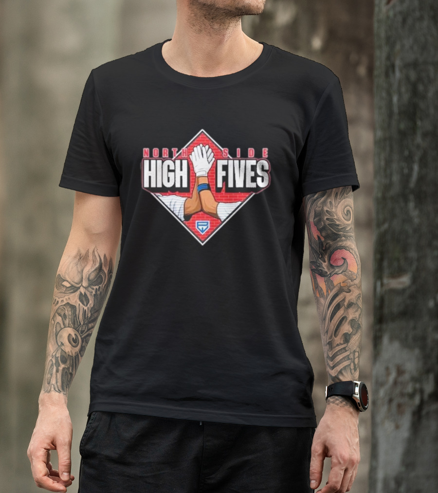 North Side High Fives Baseball Team Spirit T-Shirt