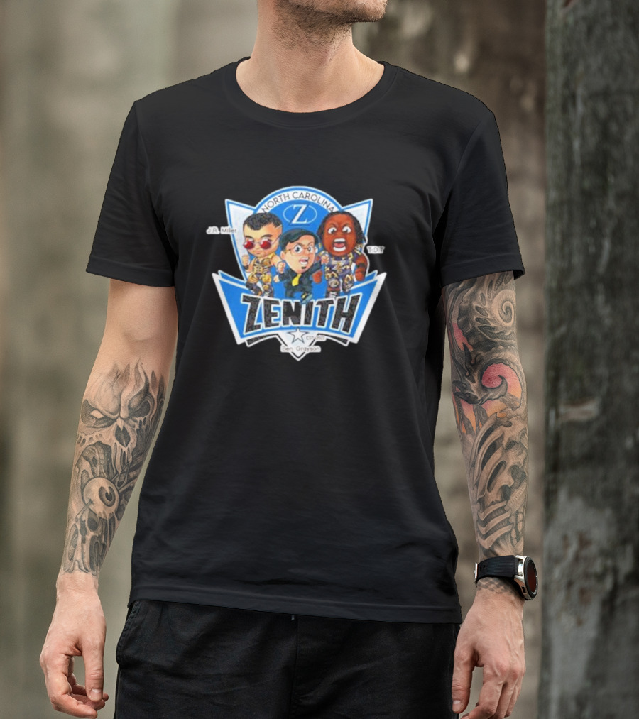 Zenith North Carolina J.R. Miller T.D.T Cartoon By Ben Grayson T-Shirt
