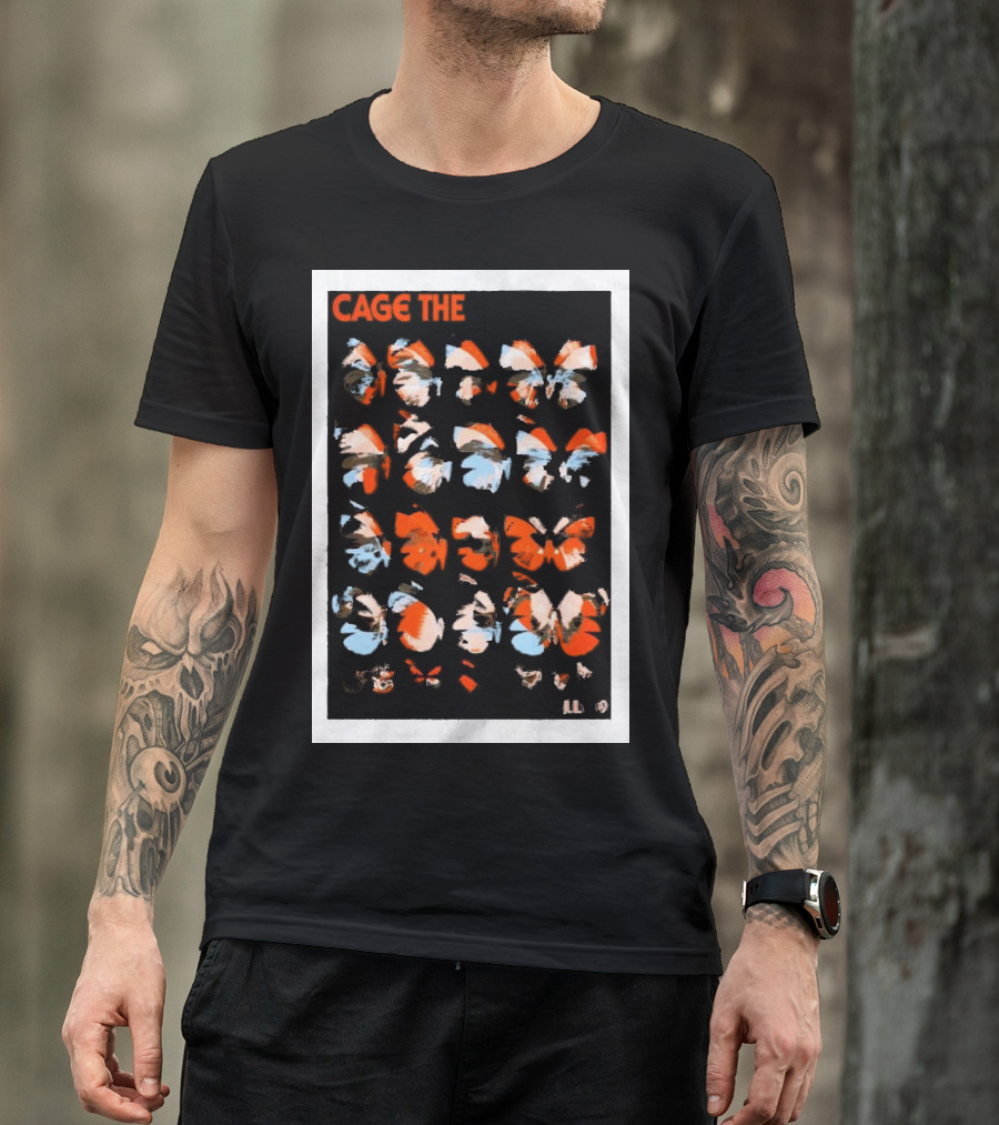 Cage The Elephant Butterfly Pattern Isleta Amphitheater Albuquerque July 9 T-Shirt