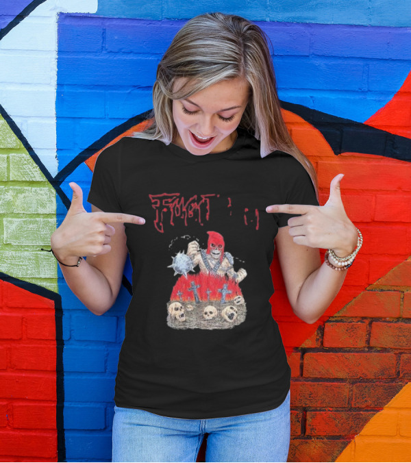 Fugitivetx Mace Guy With Skulls And Crosses T-Shirt