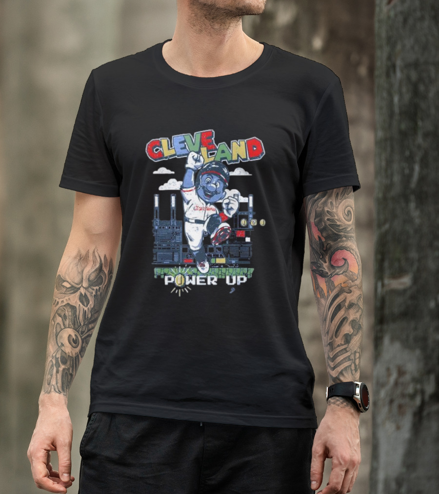 Cleveland Baseball Power-up Stadium Hero T-Shirt