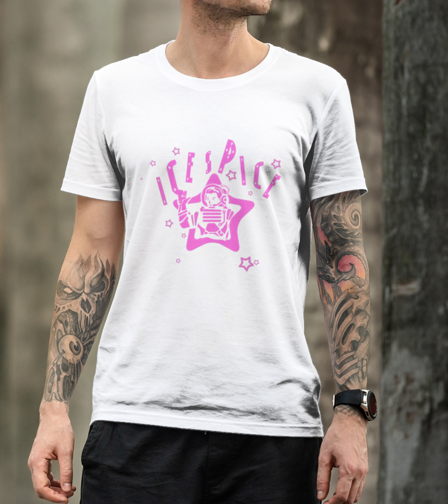 Ice Spice Astronaut With Stars Billionaire Boys Club T-Shirt