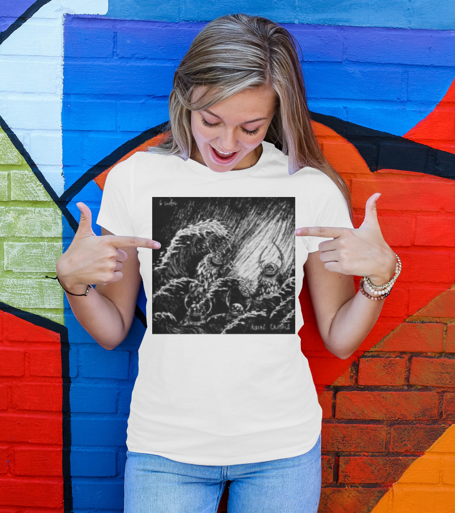 Kurt Travis B Sides Ocean Wave Creatures T-Shirt