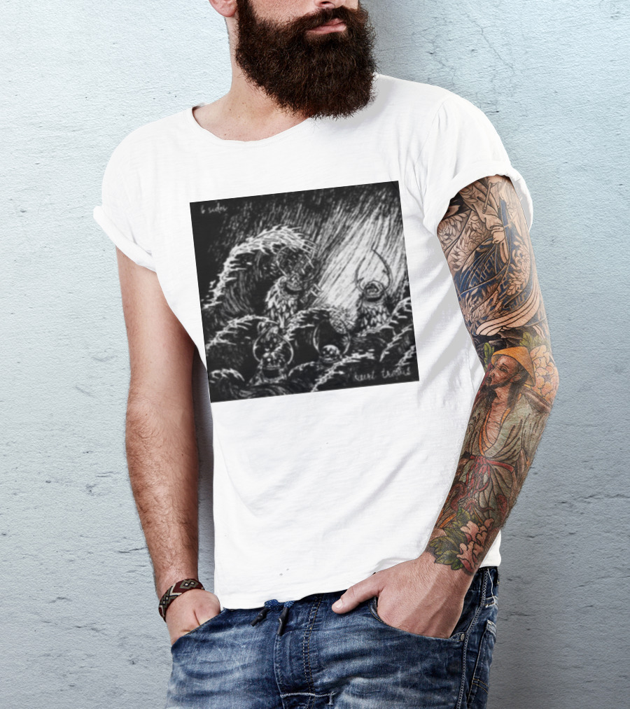 Kurt Travis B Sides Ocean Wave Creatures T-Shirt