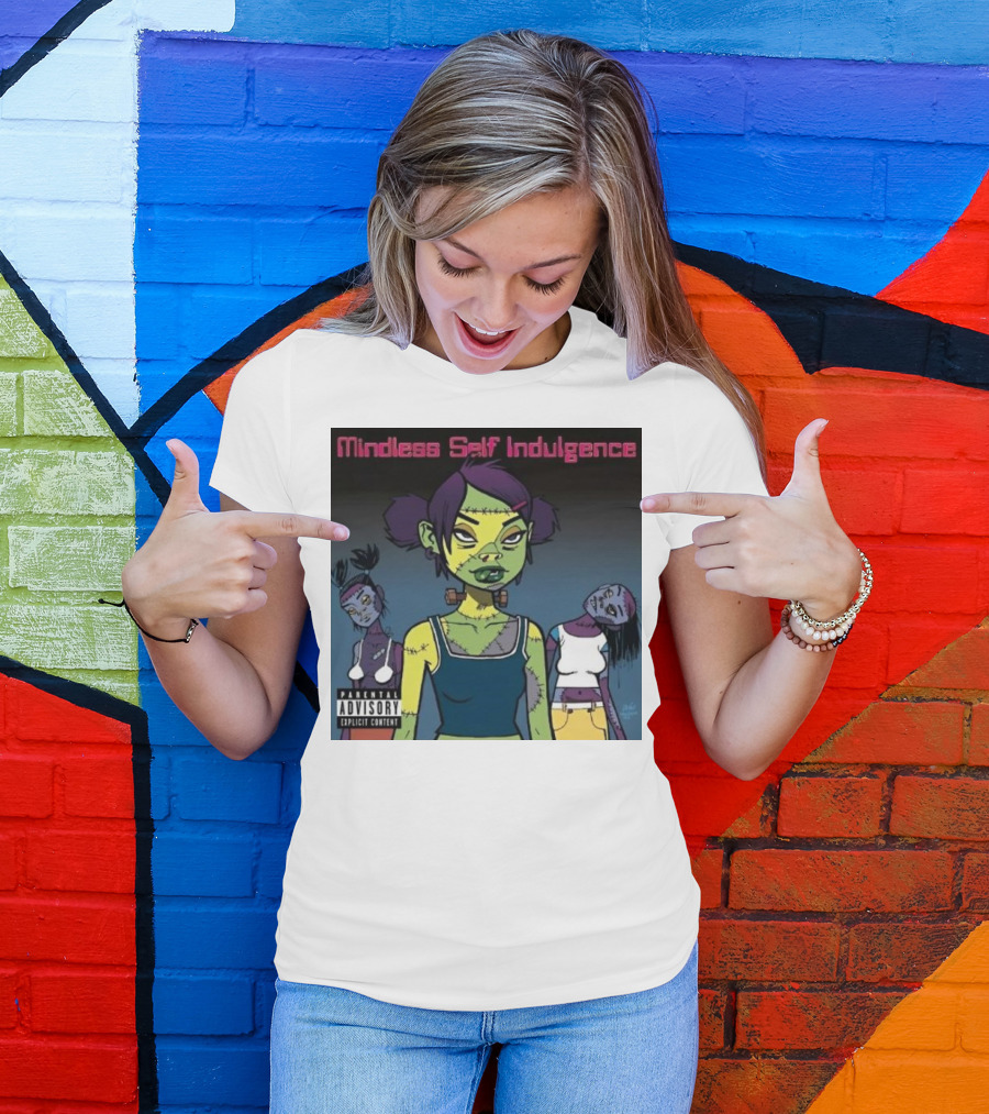 Mindless Self Indulgence Explicit Content Animated Zombie Characters T-Shirt