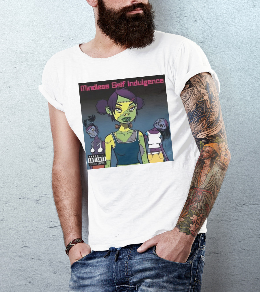 Mindless Self Indulgence Explicit Content Animated Zombie Characters T-Shirt