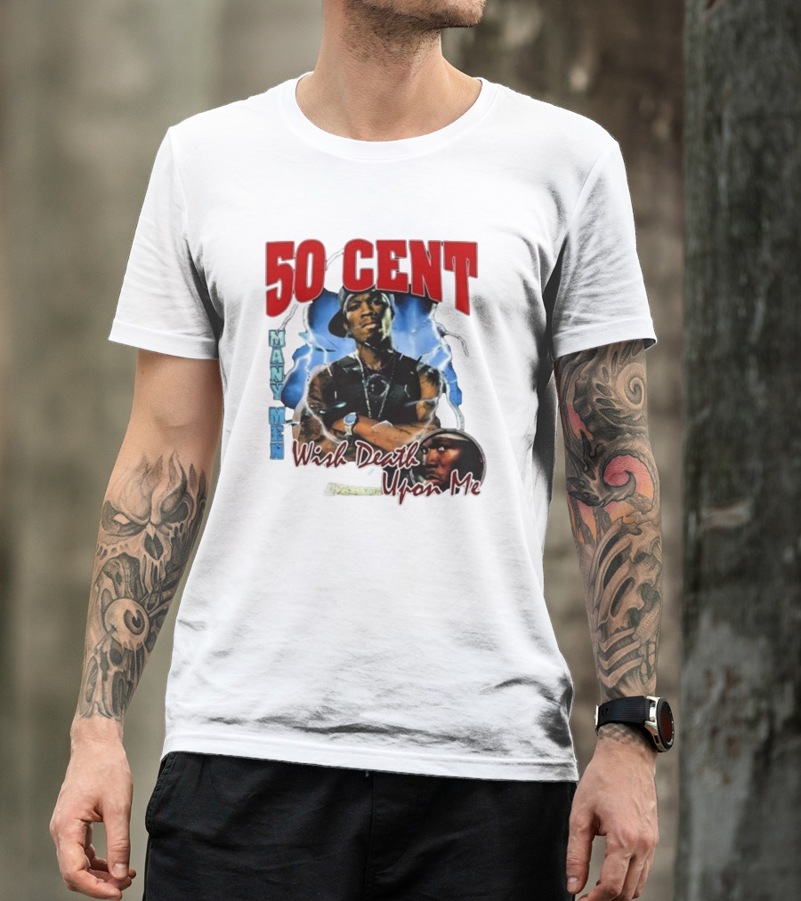 50 Cent Many Men Wish Death Upon Me Money By Monday T-Shirt