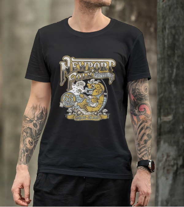 Newport Folk Festival 65 Years In Folk We Trust July 26-28 T-Shirt