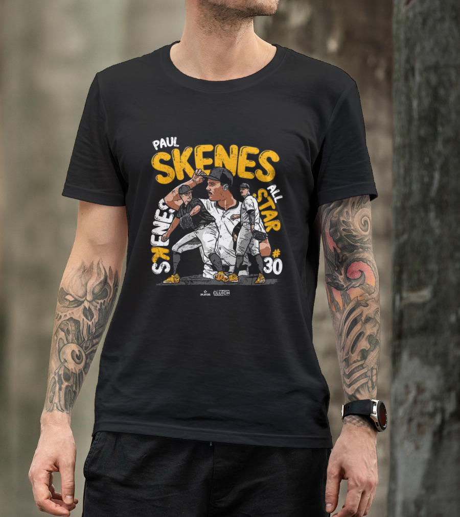 Paul Skenes All-Star #30 Clutch Players Baseball T-Shirt