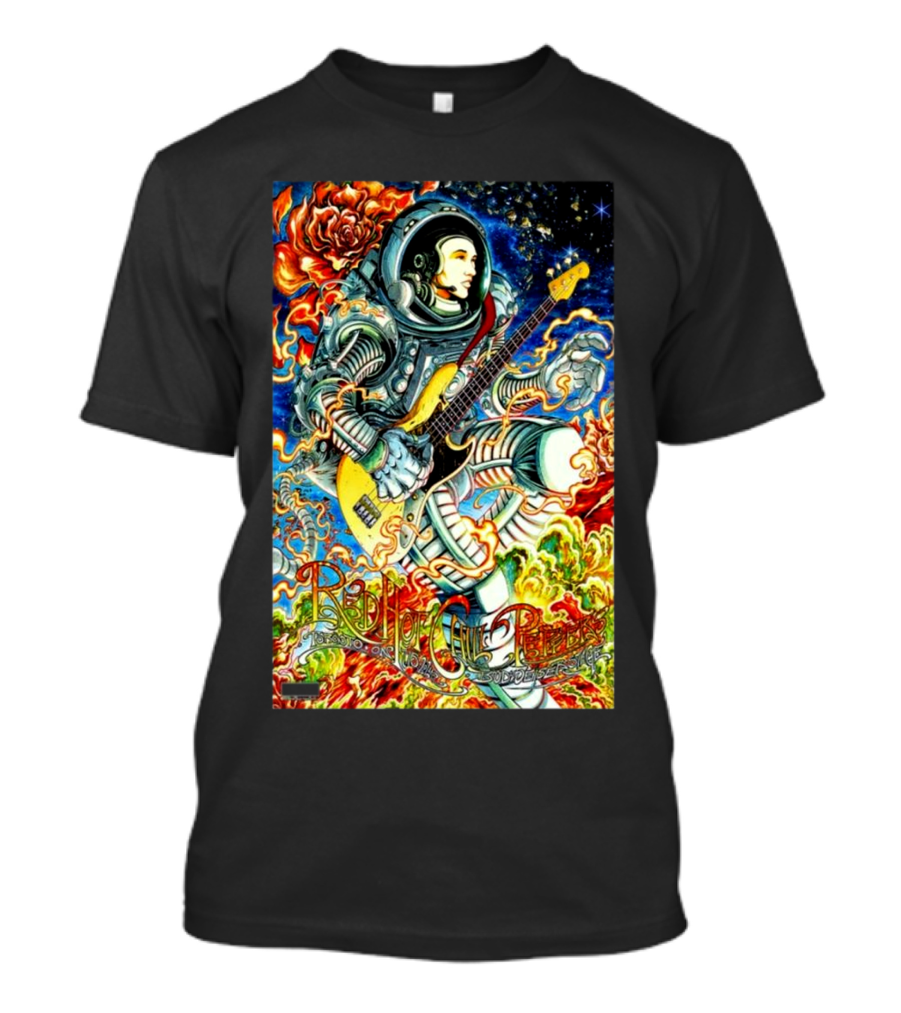 Red Hot Chili Peppers Toronto ON July 15 2024 Space Astronaut Guitar T-Shirt