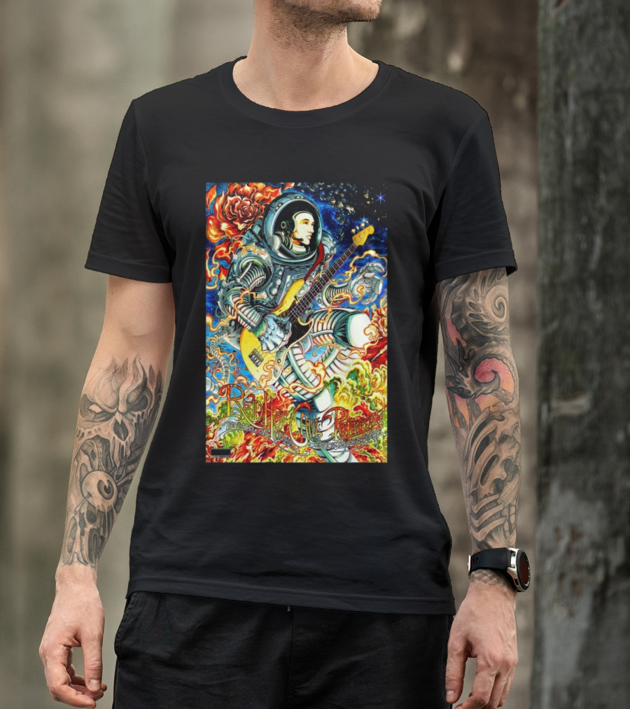 Red Hot Chili Peppers Toronto ON July 15 2024 Space Astronaut Guitar T-Shirt