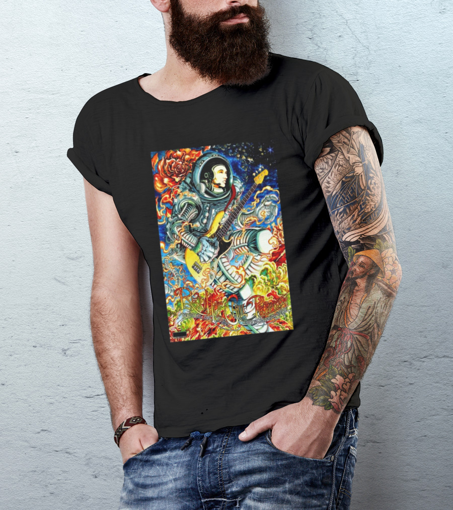 Red Hot Chili Peppers Toronto ON July 15 2024 Space Astronaut Guitar T-Shirt