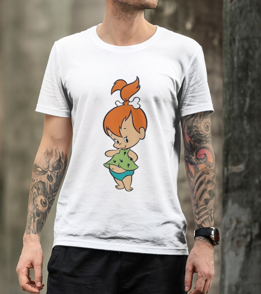 Originalkid Hanna Barbera Pebbles Flintstone Iconic Character T-Shirt
