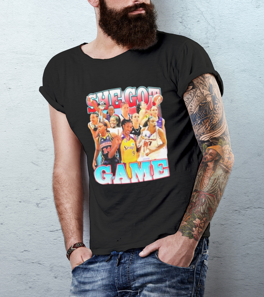 She Got Game Basketball Legends T-Shirt