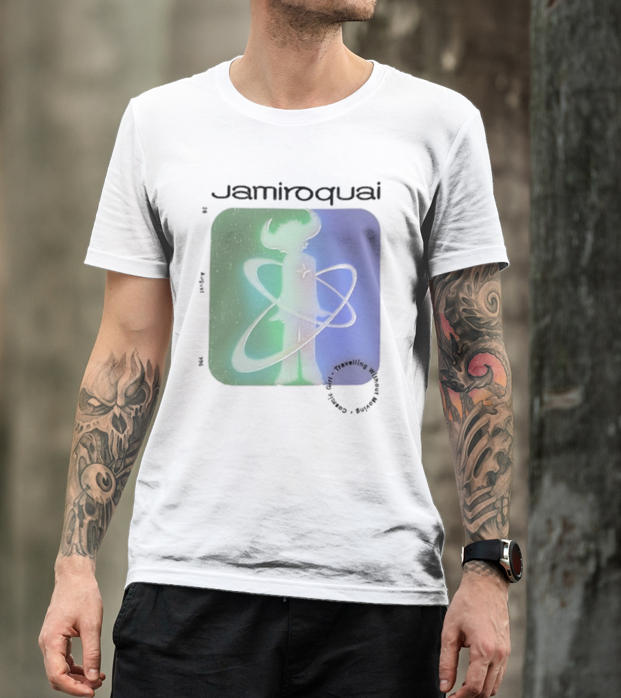 Jamiroquai Cosmic Being Travelling Without Moving August 29 96 T-Shirt