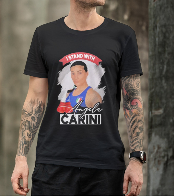 I Stand With Angela Carini Boxing Champion T-Shirt