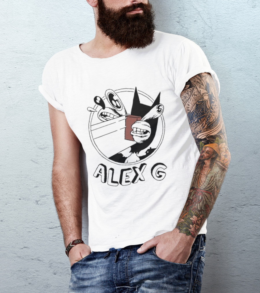 Alex G Brick Bat Creature With Surprised Expressions T-Shirt