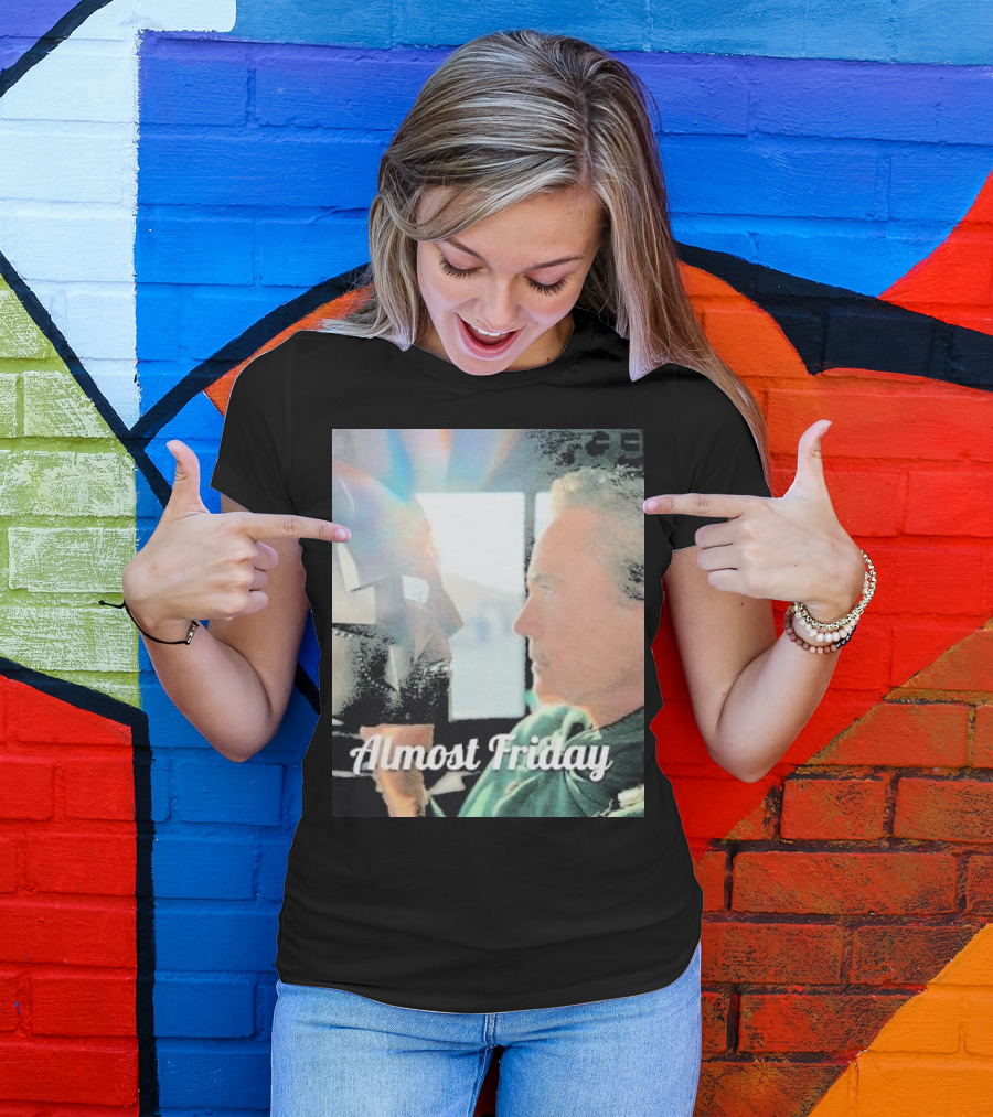 Almost Friday Downey Marvel Mask Face Off T-Shirt