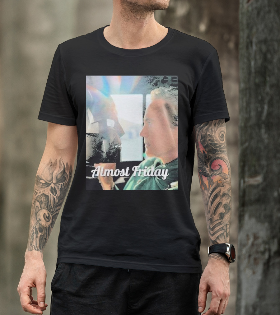 Almost Friday Downey Marvel Mask Face Off T-Shirt