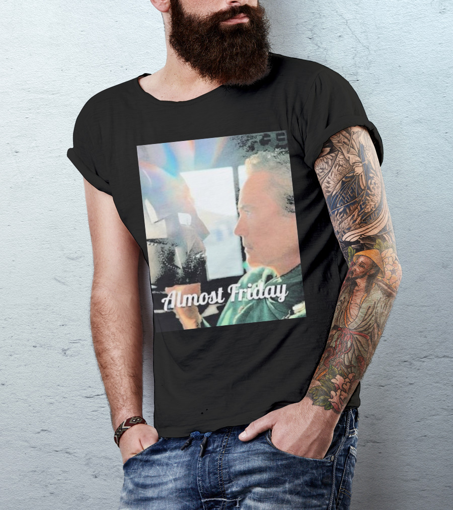 Almost Friday Downey Marvel Mask Face Off T-Shirt