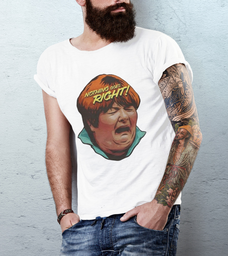 Nordacious Nothing Goes Right Scream Face T-Shirt