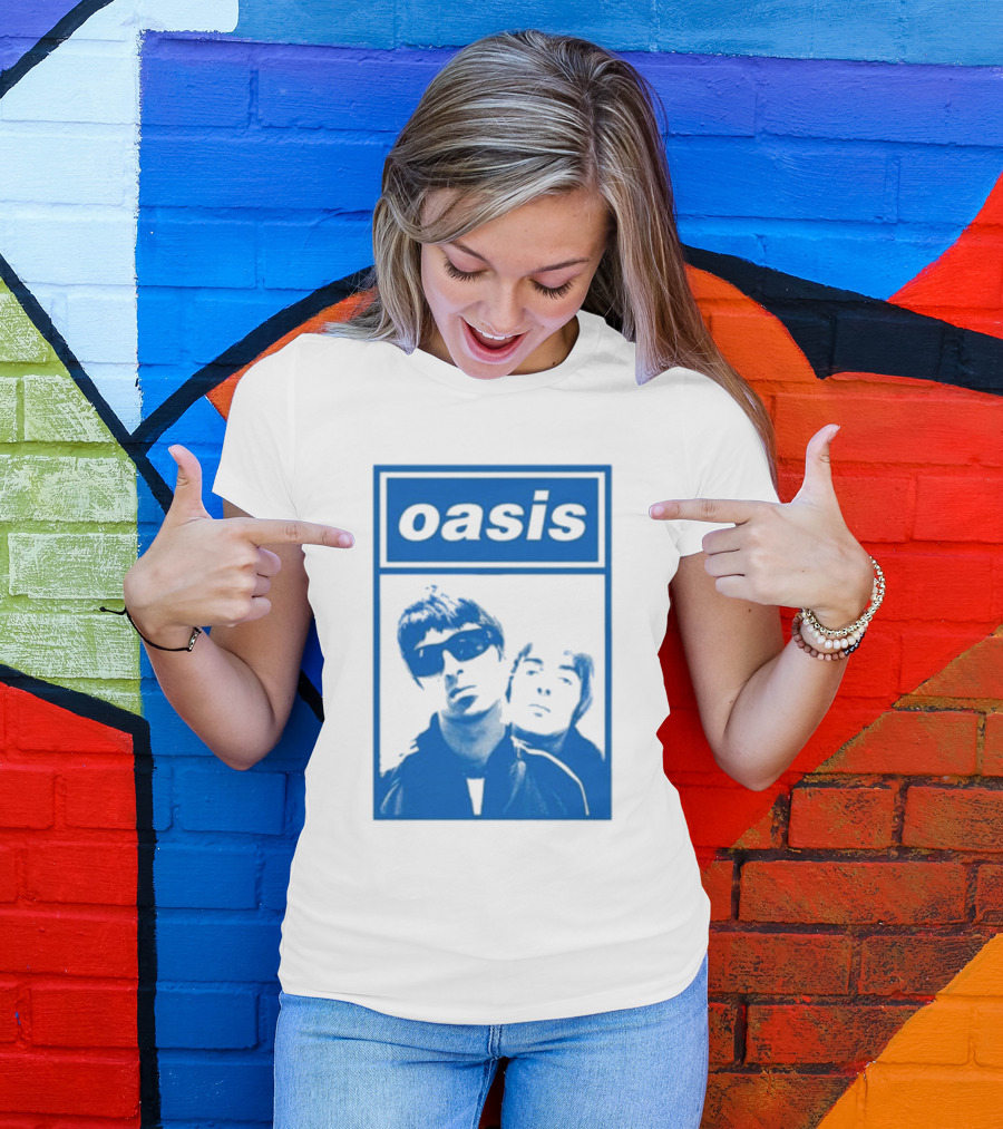 Oasis Noel Liam Photo T-Shirt