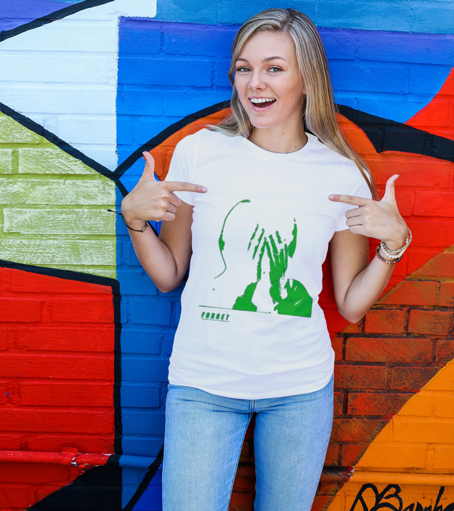 The Twilight Sad Forget The Night Ahead Green Silhouette With White Eyes T-Shirt