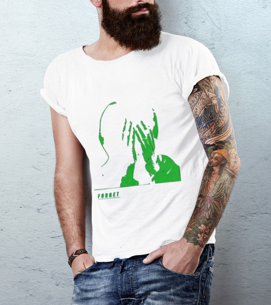 The Twilight Sad Forget The Night Ahead Green Silhouette With White Eyes T-Shirt