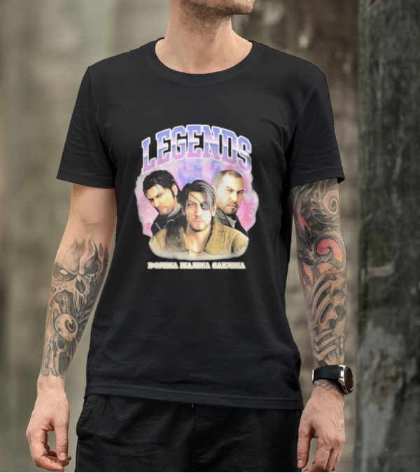 Legends Dojima Majima Saejima Yakuza Series Icons T-Shirt