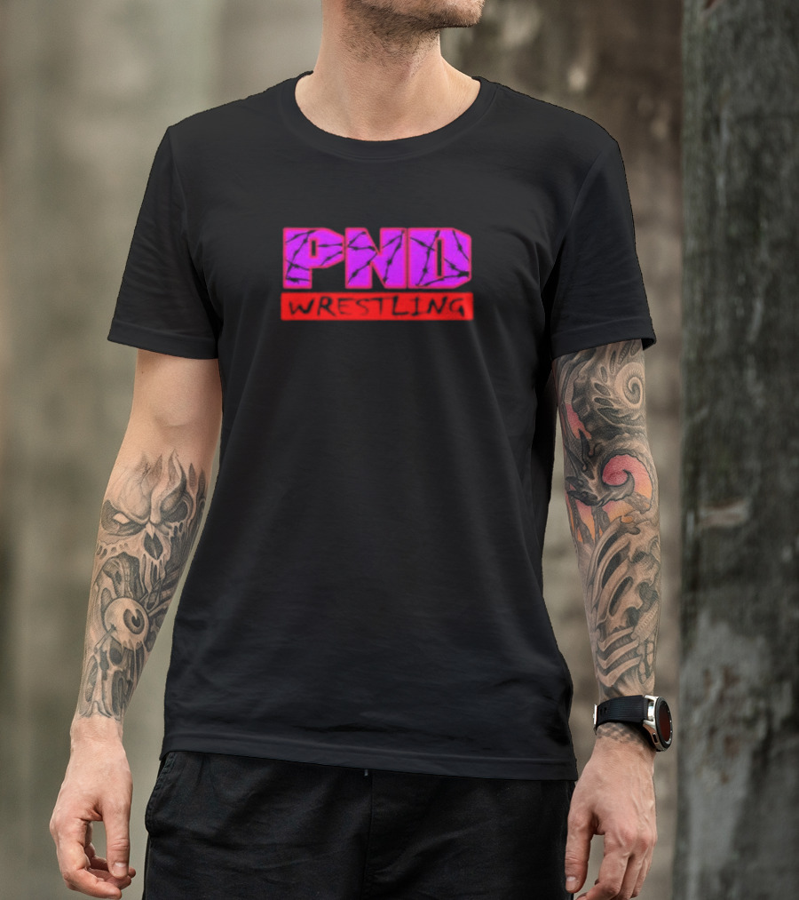 PND Wrestling Barbed Wire T-Shirt