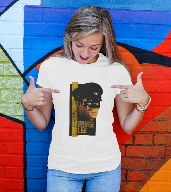Bruce Lee Green Hornet Masked T-Shirt