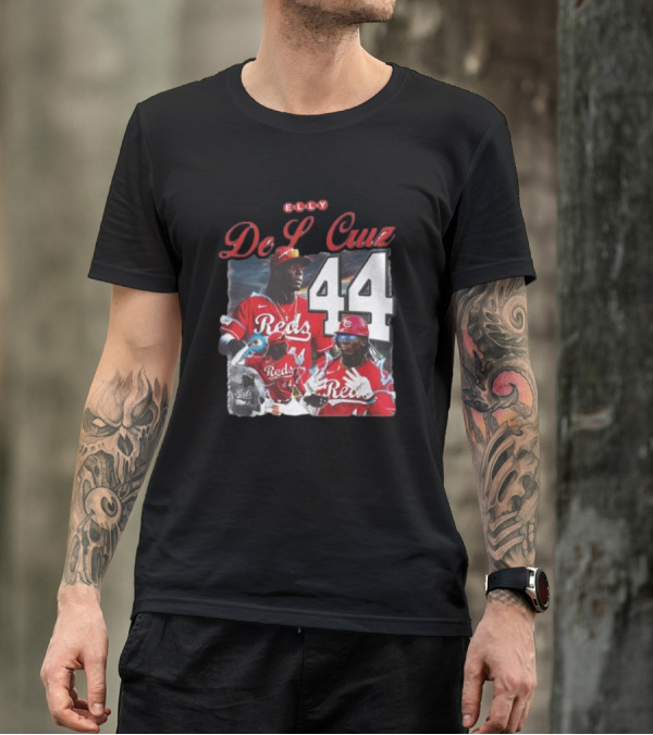 Elly De La Cruz Reds 44 Cincinnati Baseball Electricidad T-Shirt