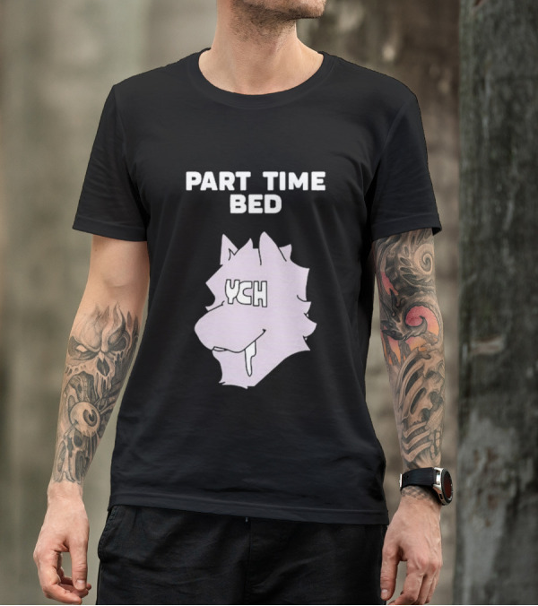 Gustav Indycar Part Time Bed YCH Wolf Head T-Shirt