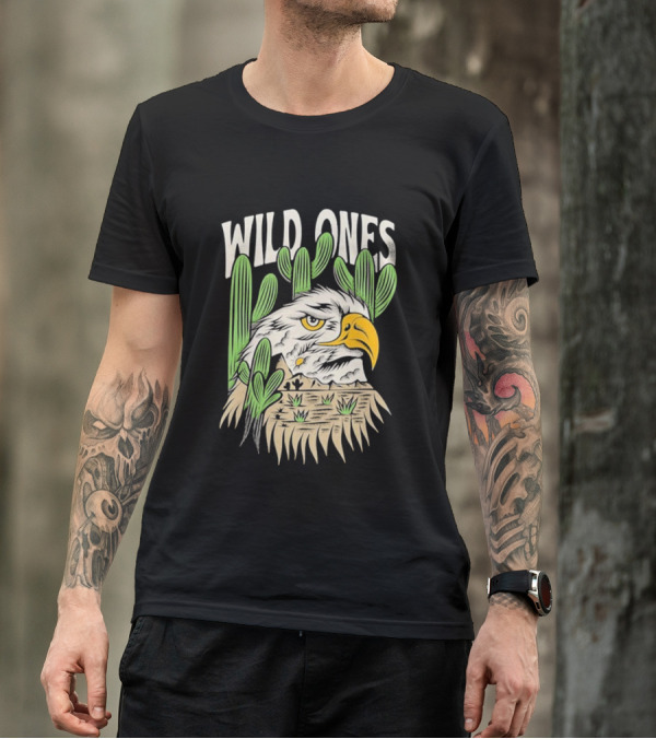 Wild Ones Eagle Desert Landscape T-Shirt