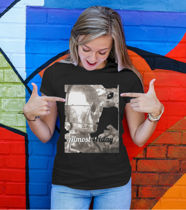Almost Friday Star Wars C-3PO Smoking T-Shirt