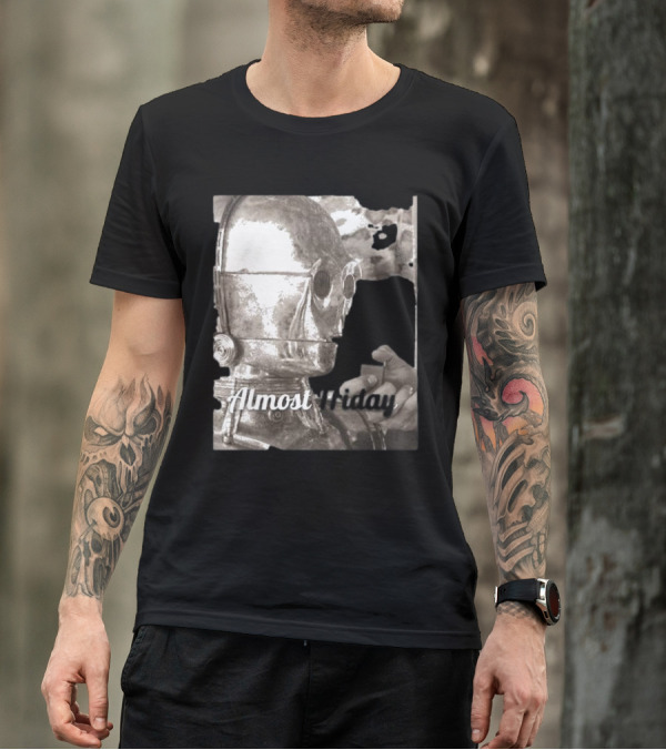 Almost Friday Star Wars C-3PO Smoking T-Shirt