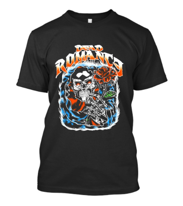 DEAD ROMANCE Skull Rose T-Shirt