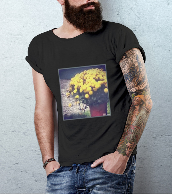 Frnkiero And The Cellabration Yellow Flowers Photography T-Shirt