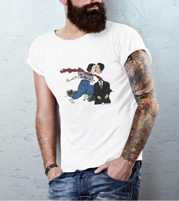 Geordie Greep The New Sound Kiss And Scarf Metaphor T-Shirt