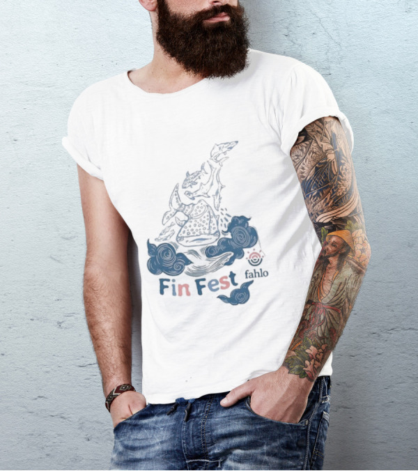 Fahlo Fin Fest Event Kaitlyn Clouds T-Shirt