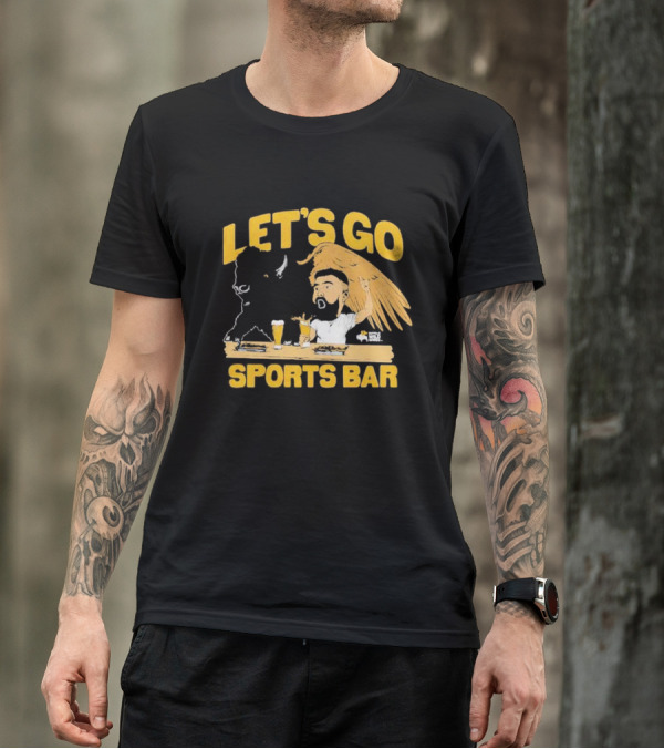Let's Go Sports Bar Buffalo Wild Wings X Jason Kelce T-Shirt